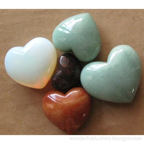 puffy gemstone hearts